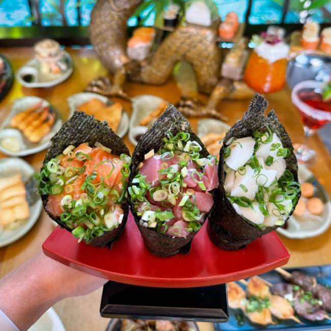 Temaki Duplo + 2 Coca-Colas